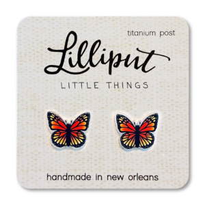 Take Flight: Titanium Butterfly Earrings