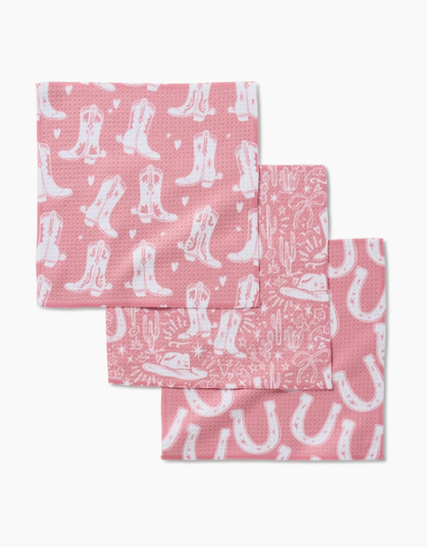 Chic Lucky Boots Dishcloth Set (3-Pack)