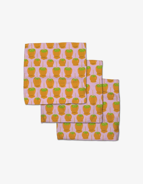 Caramel Apple Dishcloth Set (3-Pack)