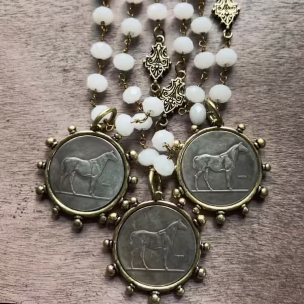 White Horse Necklace - Image 2