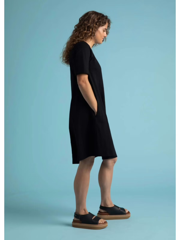Black Good Tee Dress - Image 3