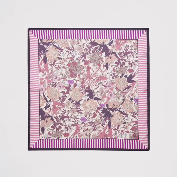 Fable Blooms Candy Stripe Scarf - Image 2
