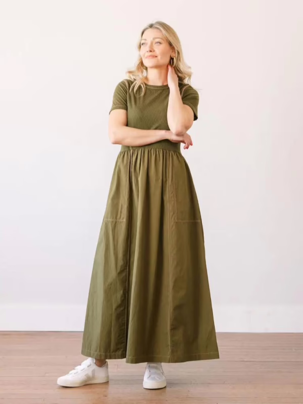 Noa Dress Olive