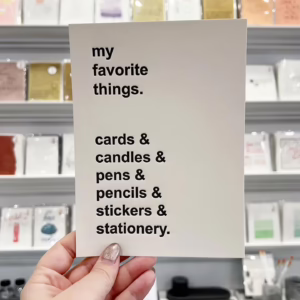 Favorite Things 5x7" Print