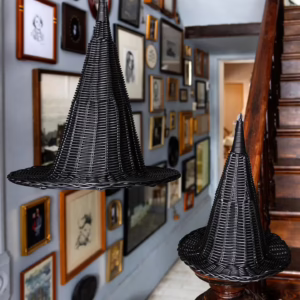 Wicker Witch Hat