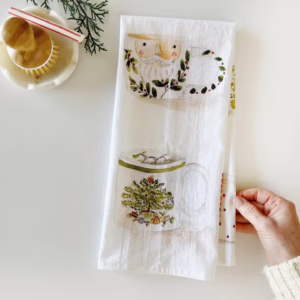 Watercolor Flour Sack Towel