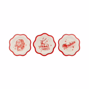 Vintage Santa Plates