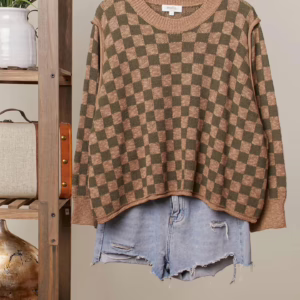 Vivienne Checkered Sweater