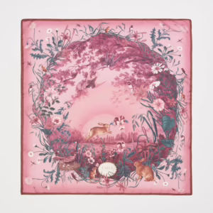 Running Bunny Scarf Burgundy